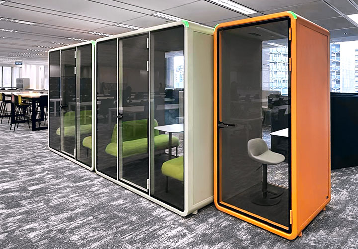 HECOR Offcie Pods: Perfectly Aligning with Singapore GovTech's Modern Work Philosophy